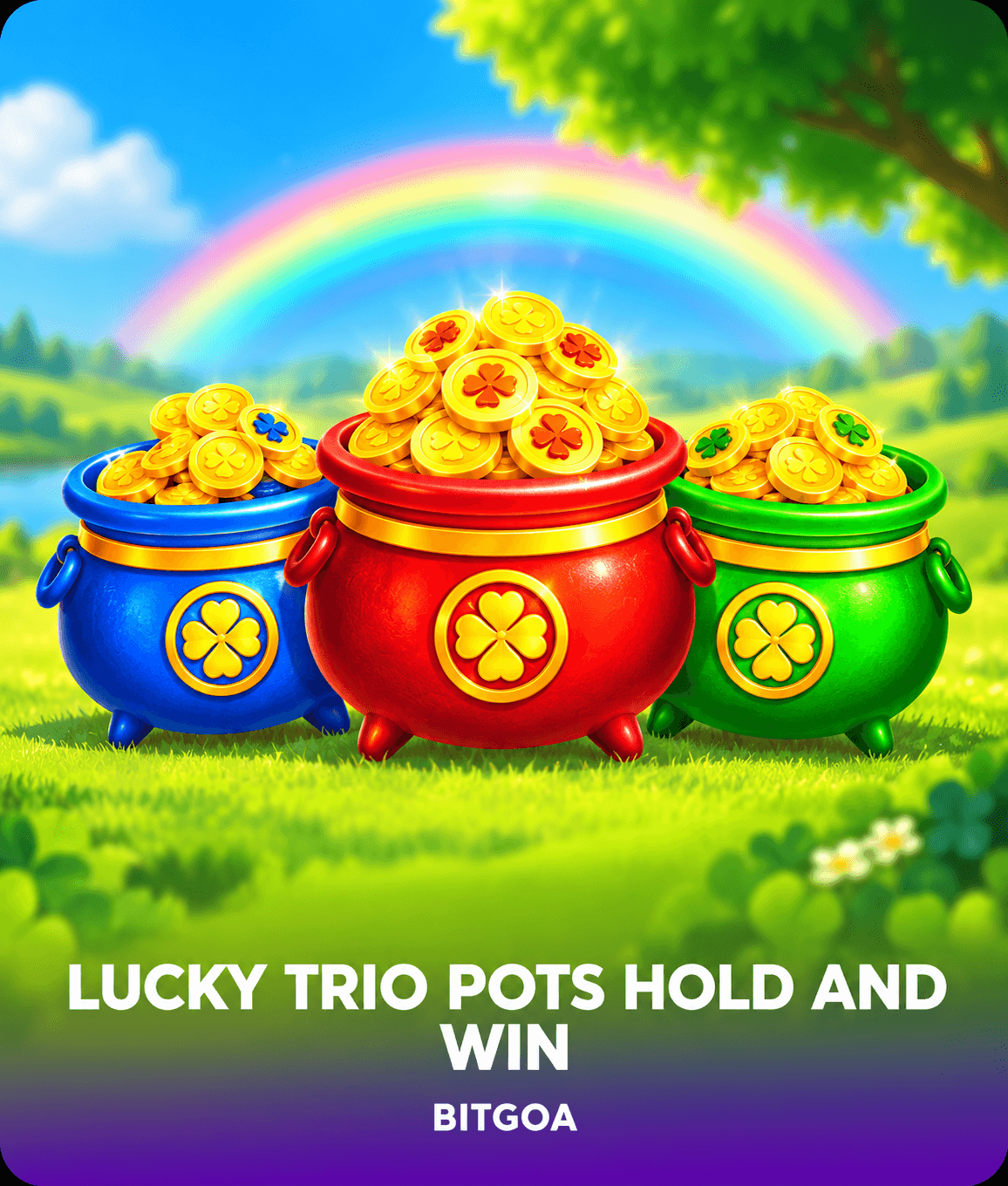 Lucky Trio Pots Hold and Win